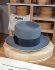 RAGNAR FEDORA | BEAVER FIFTY | EMERALD GRAY COLOR | SIZE 59, US 7 3/8