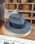 RAGNAR FEDORA | BEAVER FIFTY | EMERALD GRAY COLOR | SIZE 59, US 7 3/8