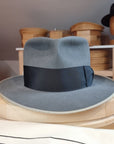 RAGNAR FEDORA | BEAVER FIFTY | EMERALD GRAY COLOR | SIZE 59, US 7 3/8