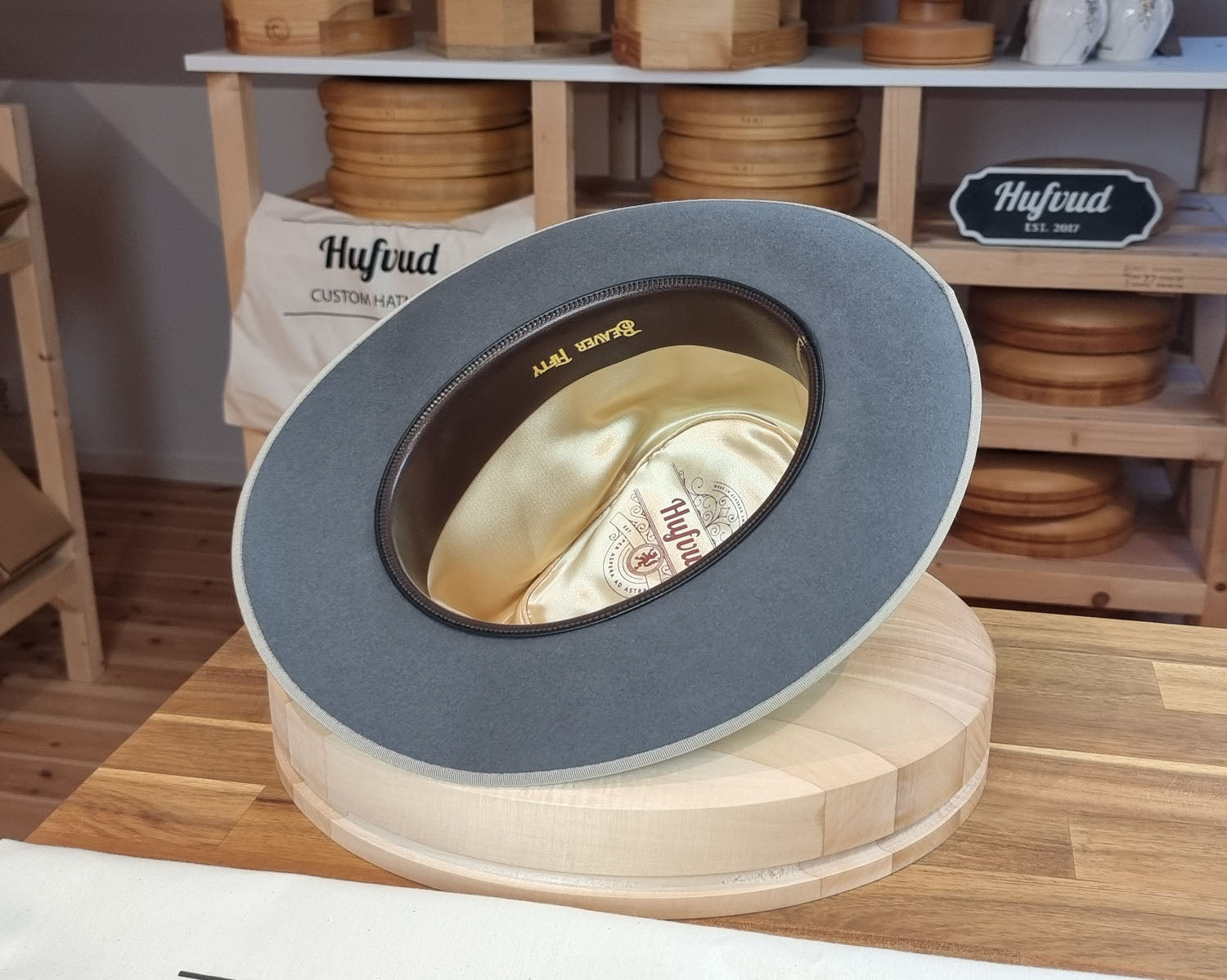 RAGNAR FEDORA | BEAVER FIFTY | EMERALD GRAY COLOR | SIZE 59, US 7 3/8