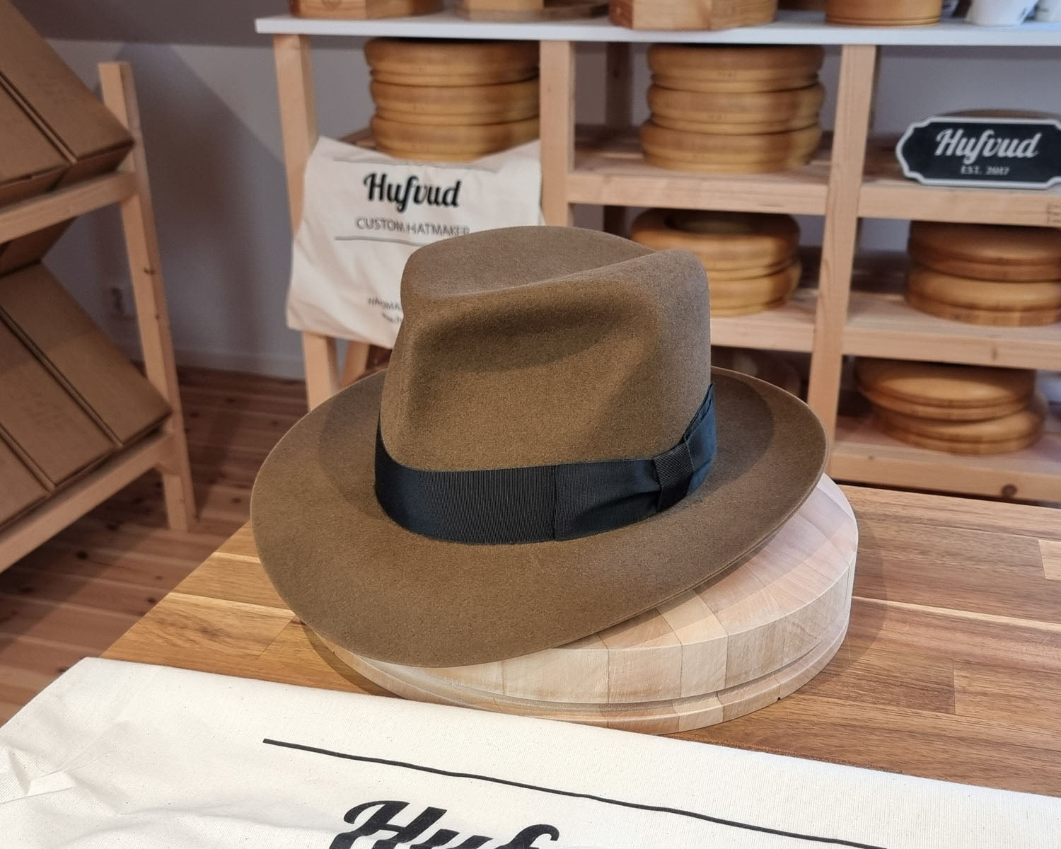 LEIFUR Adventure FEDORA | BEAVER FIFTY | WHISKEY COLOR LIMITED EDITION | WESTERN WEIGHT | SIZE 58, US 7 1/4