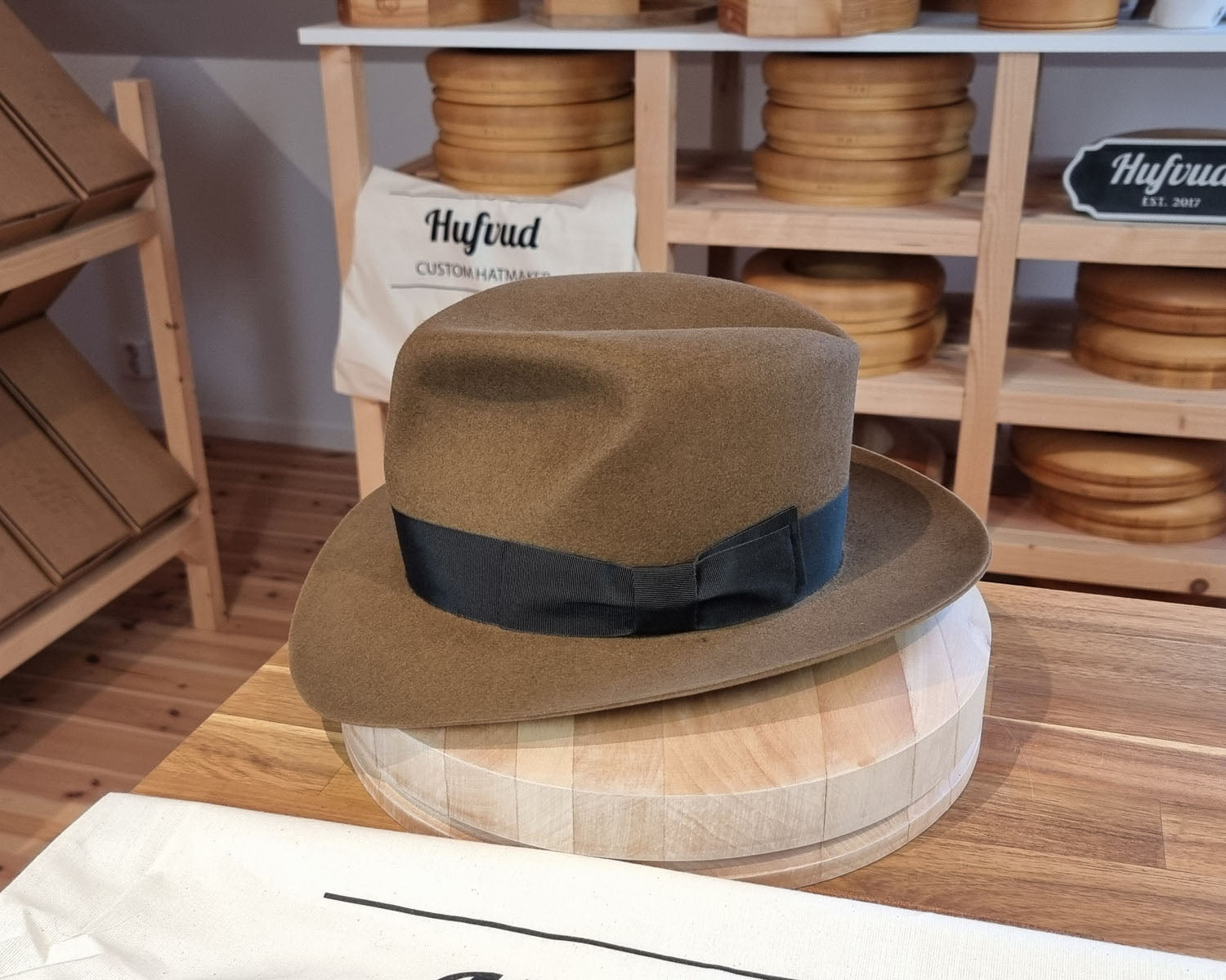 LEIFUR Adventure FEDORA | BEAVER FIFTY | WHISKEY COLOR LIMITED EDITION | WESTERN WEIGHT | SIZE 58, US 7 1/4