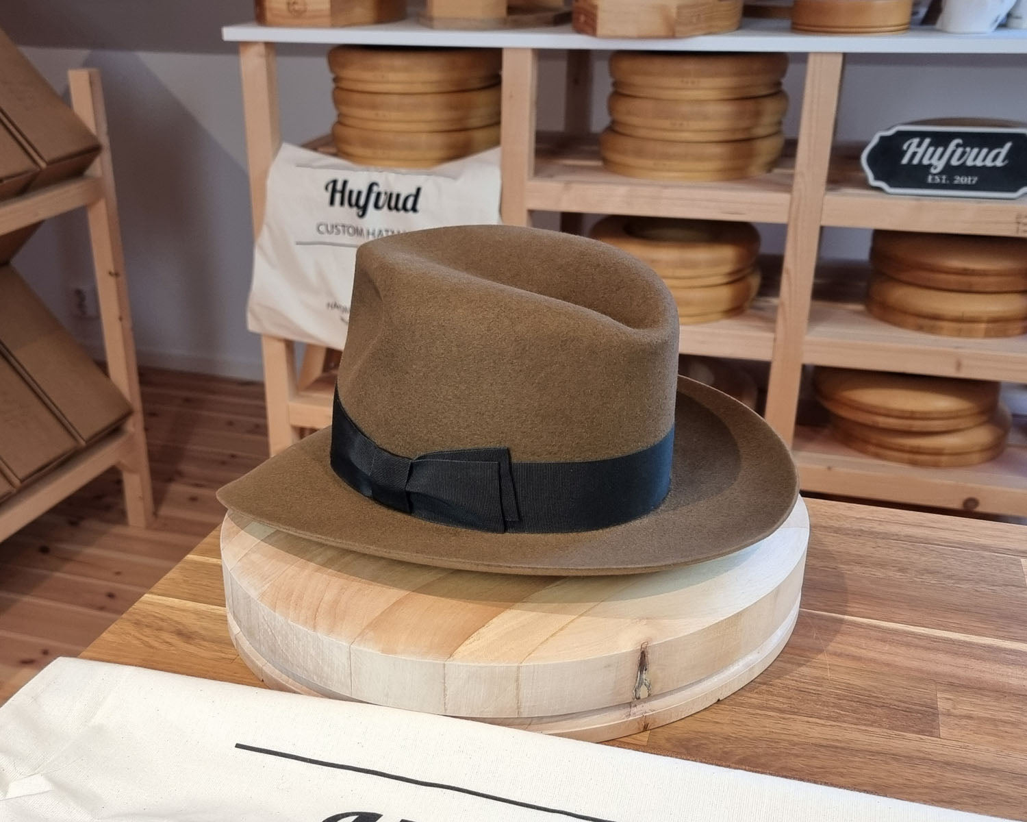 LEIFUR Adventure FEDORA | BEAVER FIFTY | WHISKEY COLOR LIMITED EDITION | WESTERN WEIGHT | SIZE 58, US 7 1/4