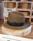 LEIFUR Adventure FEDORA | BEAVER FIFTY | WHISKEY COLOR LIMITED EDITION | WESTERN WEIGHT | SIZE 58, US 7 1/4