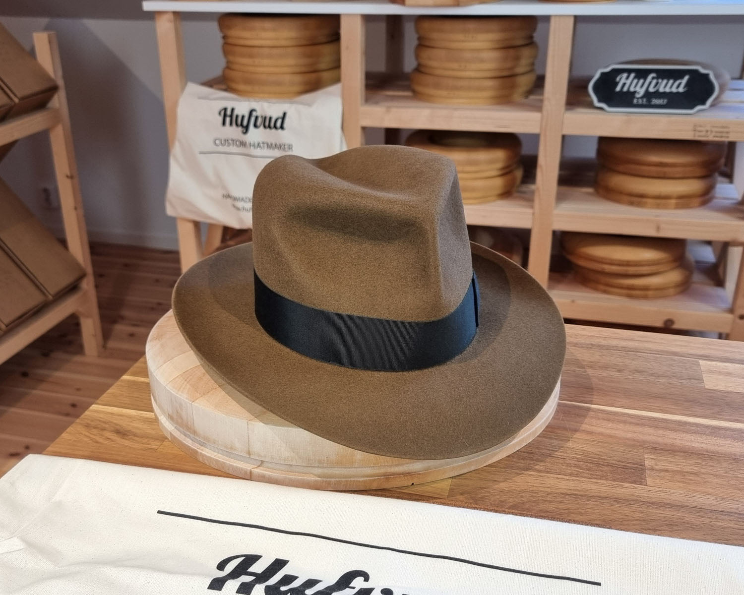 LEIFUR Adventure FEDORA | BEAVER FIFTY | WHISKEY COLOR LIMITED EDITION | WESTERN WEIGHT | SIZE 58, US 7 1/4