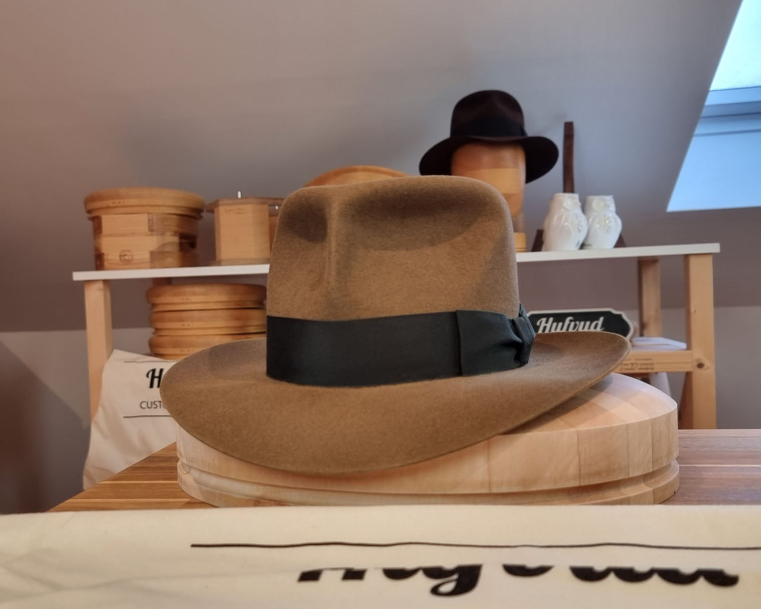 LEIFUR Adventure FEDORA | BEAVER FIFTY | WHISKEY COLOR LIMITED EDITION | WESTERN WEIGHT | SIZE 58, US 7 1/4