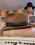 LEIFUR Adventure FEDORA | BEAVER FIFTY | WHISKEY COLOR LIMITED EDITION | WESTERN WEIGHT | SIZE 58, US 7 1/4