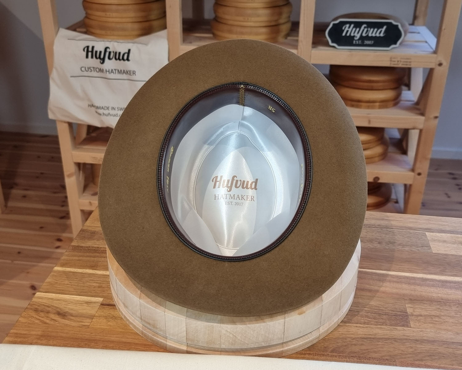 LEIFUR Adventure FEDORA | BEAVER FIFTY | WHISKEY COLOR LIMITED EDITION | WESTERN WEIGHT | SIZE 58, US 7 1/4