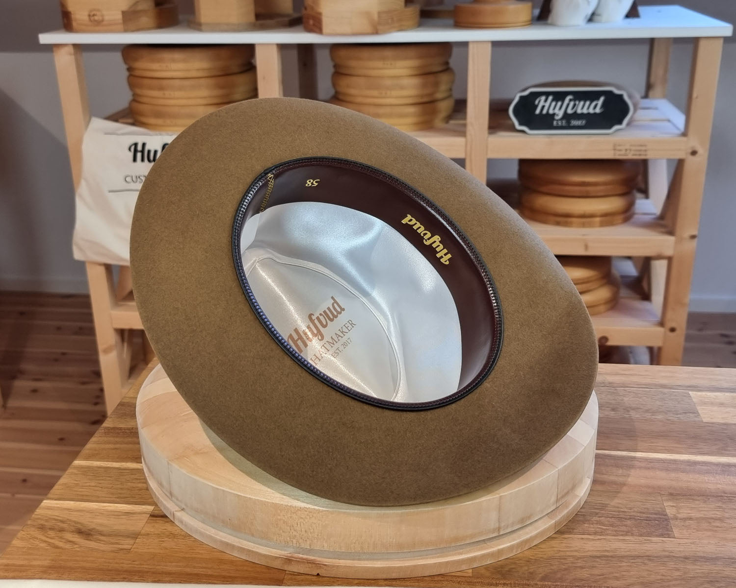 LEIFUR Adventure FEDORA | BEAVER FIFTY | WHISKEY COLOR LIMITED EDITION | WESTERN WEIGHT | SIZE 58, US 7 1/4