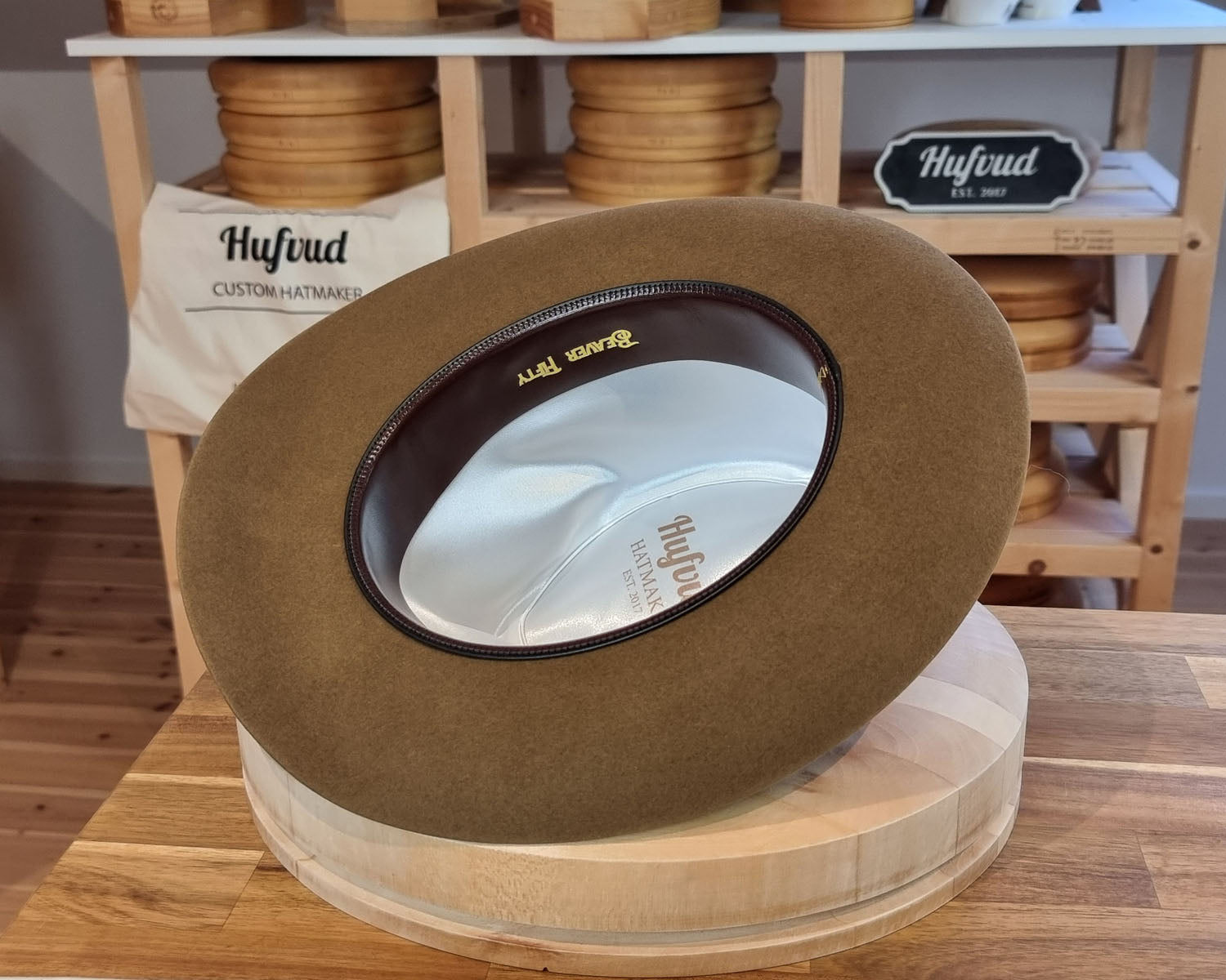 LEIFUR Adventure FEDORA | BEAVER FIFTY | WHISKEY COLOR LIMITED EDITION | WESTERN WEIGHT | SIZE 58, US 7 1/4