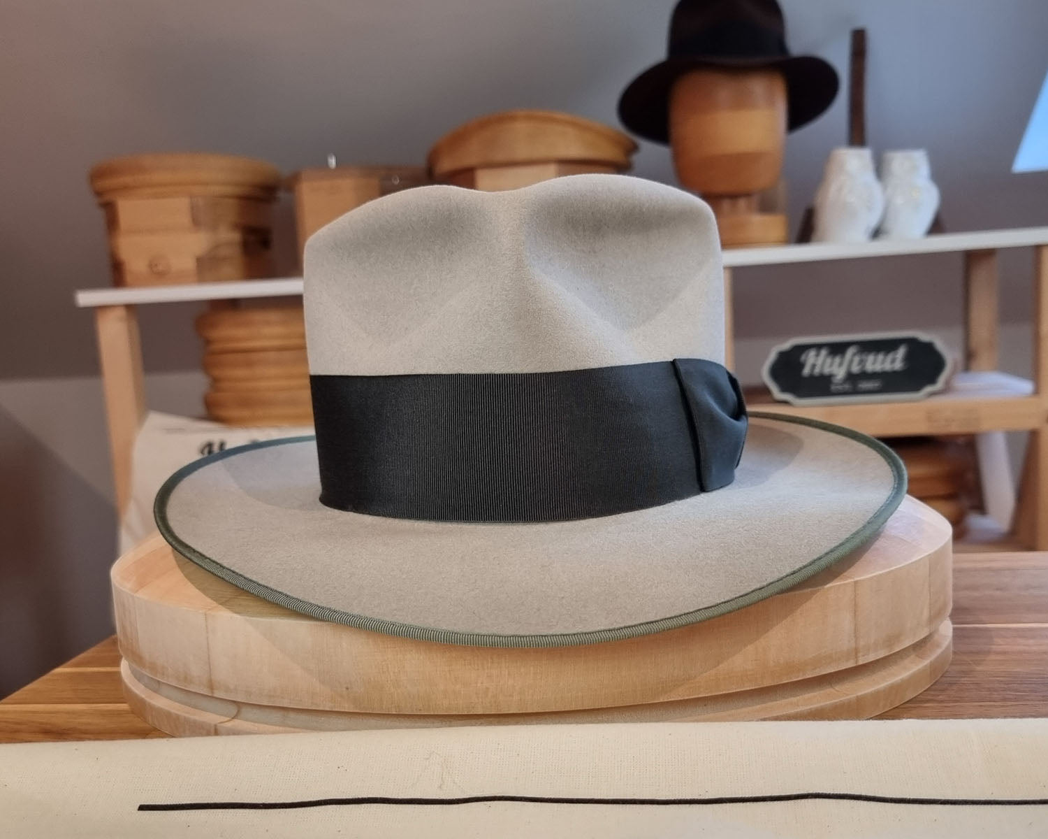 RAGNAR FEDORA | BEAVER FIFTY | DOVE GRAY COLOR | SIZE 58, US 7 1/4
