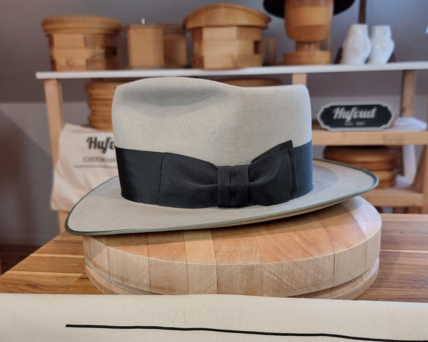 RAGNAR FEDORA | BEAVER FIFTY | DOVE GRAY COLOR | SIZE 58, US 7 1/4