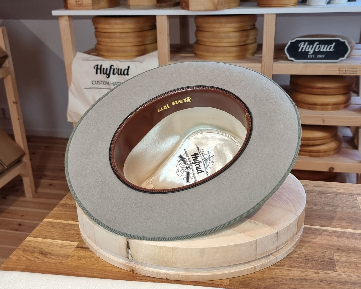 RAGNAR FEDORA | BEAVER FIFTY | DOVE GRAY COLOR | SIZE 58, US 7 1/4