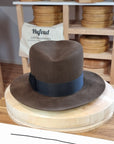 LEIFUR Lucky FEDORA | BEAVER HUNDRED | SABLE BROWN COLOR | SIZE 57, US 7 1/8