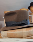 LEIFUR Lucky FEDORA | BEAVER HUNDRED | SABLE BROWN COLOR | SIZE 57, US 7 1/8