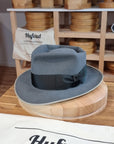 BOGART FEDORA | BEAVER HUNDRED | EMERALD GRAY COLOR | SIZE 58, US 7 1/4