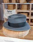 BOGART FEDORA | BEAVER HUNDRED | EMERALD GRAY COLOR | SIZE 58, US 7 1/4