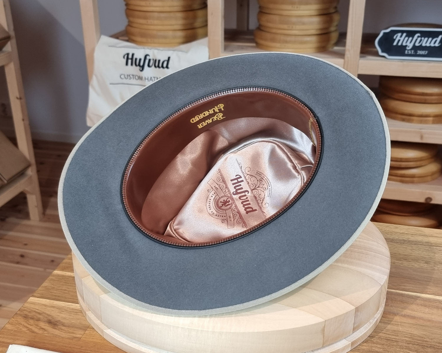 BOGART FEDORA | BEAVER HUNDRED | EMERALD GRAY COLOR | SIZE 58, US 7 1/4