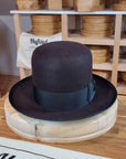 OPEN CROWN WHIPPET FEDORA | BEAVER HUNDRED | OXBLOOD COLOR | SIZE 61, US 7 5/8