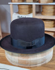 OPEN CROWN WHIPPET FEDORA | BEAVER HUNDRED | OXBLOOD COLOR | SIZE 61, US 7 5/8