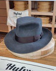 LEIFUR Adventure FEDORA | BEAVER TWENTY | CHARCOAL COLOR | WESTERN WEIGHT | SIZE 59, US 7 3/8