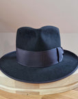 BOGART FEDORA | 50X BEAVER BLEND | BLACK | SIZE 58, US 7 1/4