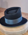 BOGART FEDORA | 50X BEAVER BLEND | BLACK | SIZE 59, US 7 3/8