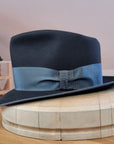 BOGART FEDORA | 50X BEAVER BLEND | BLACK | SIZE 59, US 7 3/8