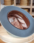 BOGART FEDORA | BEAVER HUNDRED | EMERALD GRAY COLOR | SIZE 58, US 7 1/4 - Hufvud
