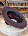 BOGART FEDORA | DARK BROWN RUST | 50X BEAVER BLEND | SIZE 57, US 7 1/8