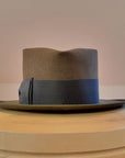 BOGART Maltese Falcon Crease FEDORA | 50X BEAVER BLEND | OLIVE COLOR | SIZE 59, US 7 3/8