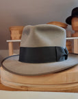 BOGART Maltese Falcon FEDORA | BEAVER FIFTY | STONE COLOR | SIZE 59, US 7 3/8 - Hufvud