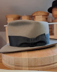 BOGART Maltese Falcon FEDORA | BEAVER FIFTY | STONE COLOR | SIZE 59, US 7 3/8 - Hufvud
