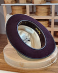 BOGART Maltese Falcon FEDORA | RABBIT & HARE DELUXE BLEND | PLUM COLOR | SIZE 59, US 7 3/8 - Hufvud