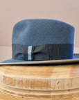 CAGNEY FEDORA | 100X NUTRIA | COBALT COLOR | SIZE 60, US 7 1/2