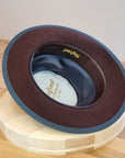 CAGNEY FEDORA | DARK BROWN RUST| 50X BEAVER BLEND | SIZE 59, US 7 3/8