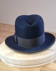 CAGNEY FEDORA | DARK NAVY | 100X BEAVER | SIZE 59, US 7 3/8