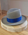 CAGNEY FEDORA | RABBIT & HARE DELUXE BLEND | STONE COLOR | SIZE 60, US 7 1/2