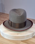 CAGNEY FEDORA | WHISKEY COLOR | DELUXE RABBIT & HARE BLEND | SIZE 58, US 7 1/4