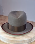 CAGNEY FEDORA | WHISKEY COLOR | DELUXE RABBIT & HARE BLEND | SIZE 58, US 7 1/4