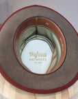 CAGNEY FEDORA | WHISKEY COLOR | DELUXE RABBIT & HARE BLEND | SIZE 58, US 7 1/4