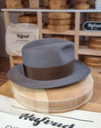 FLOKI FEDORA | BEAVER HUNDRED | LIMITED EDITION GRAY COLOR | SIZE 58, US 7 1/4