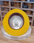 FLOKI FEDORA | RABBIT DELUXE VELOUR FELT | MUSTARD COLOR | SIZE 60, US 7 1/2