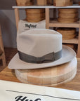 LEIFUR Adventure FEDORA | 5X BEAVER | LIGHT FAWN COLOR | WESTERN WEIGHT | SIZE 58, US 7 1/4 - Hufvud