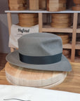 LEIFUR Adventure FEDORA | BEAVER FIFTY| GRAY COLOR LIMITED EDITION | WESTERN WEIGHT | SIZE 59, US 7 3/8 - Hufvud