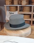 LEIFUR Adventure FEDORA | BEAVER FIFTY| GRAY COLOR LIMITED EDITION | WESTERN WEIGHT | SIZE 59, US 7 3/8 - Hufvud