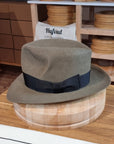 LEIFUR Adventure FEDORA | BEAVER FIFTY | PECAN COLOR LIMITED EDITION | WESTERN WEIGHT | SIZE 58, US 7 1/4 - Hufvud