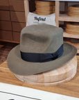 LEIFUR Adventure FEDORA | BEAVER FIFTY | PECAN COLOR LIMITED EDITION | WESTERN WEIGHT | SIZE 58, US 7 1/4 - Hufvud
