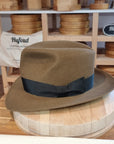LEIFUR Adventure FEDORA | BEAVER FIFTY | WHISKEY COLOR LIMITED EDITION | WESTERN WEIGHT | SIZE 58, US 7 1/4 - Hufvud