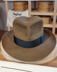 LEIFUR Adventure FEDORA | BEAVER FIFTY | WHISKEY COLOR LIMITED EDITION | WESTERN WEIGHT | SIZE 58, US 7 1/4 - Hufvud
